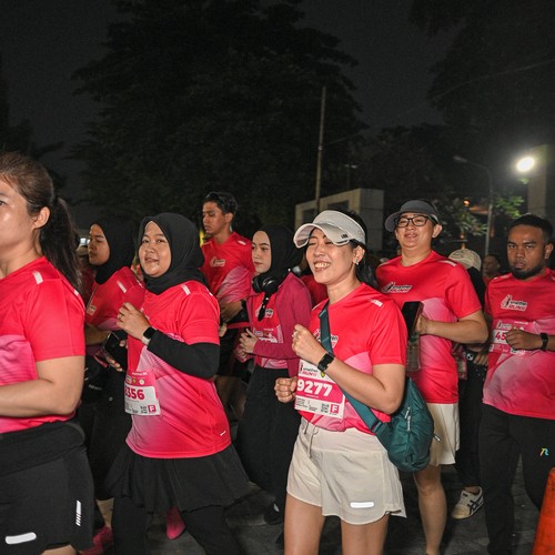 Race photo from SMARTFREN RUN 2026