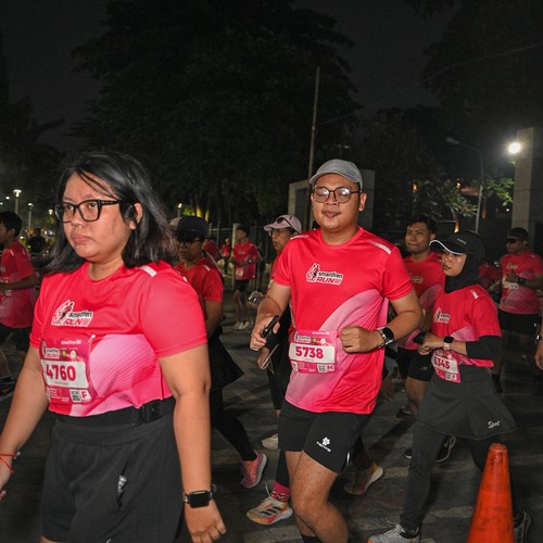 Race photo from SMARTFREN RUN 2026