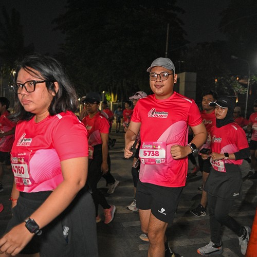 Race photo from SMARTFREN RUN 2026