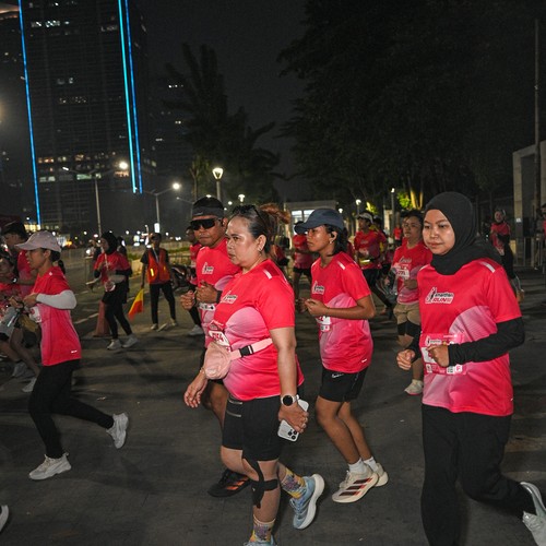 Race photo from SMARTFREN RUN 2026