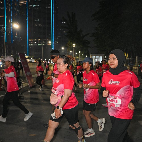Race photo from SMARTFREN RUN 2026