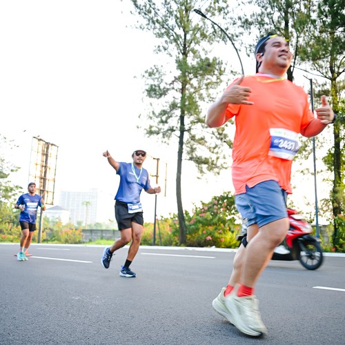 Race photo from BOGORUN 2026