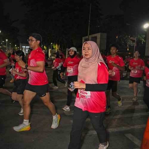 Race photo from SMARTFREN RUN 2026