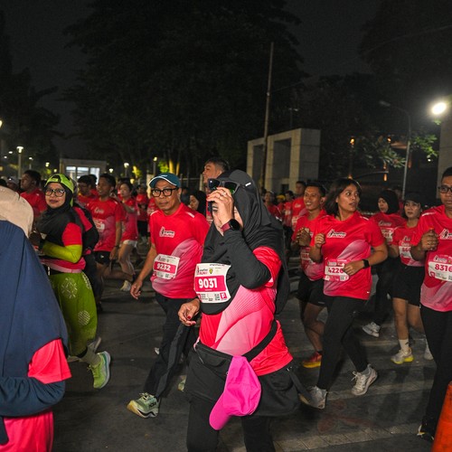 Race photo from SMARTFREN RUN 2026