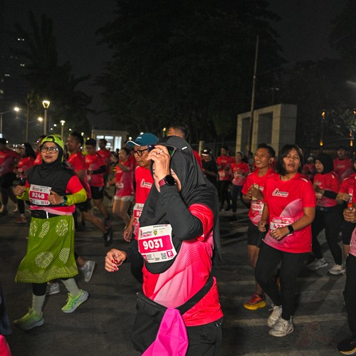 Race photo from SMARTFREN RUN 2026