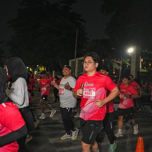 Race photo from SMARTFREN RUN 2026