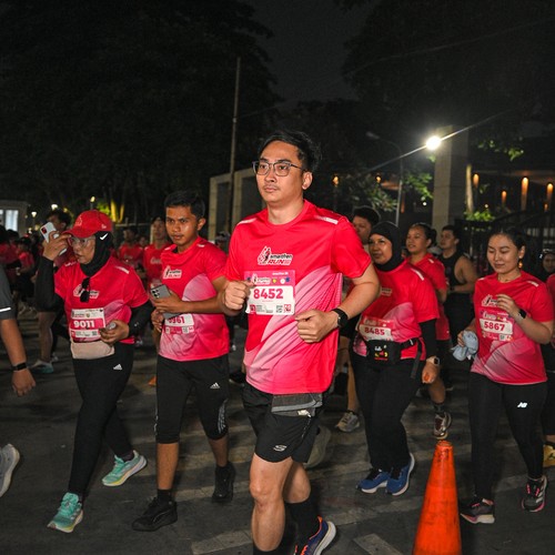Race photo from SMARTFREN RUN 2026