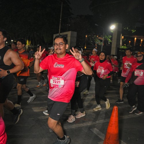 Race photo from SMARTFREN RUN 2026