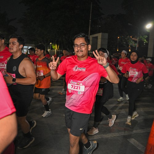 Race photo from SMARTFREN RUN 2026