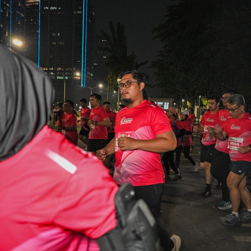 Race photo from SMARTFREN RUN 2026