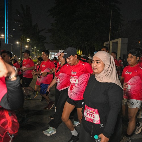 Race photo from SMARTFREN RUN 2026