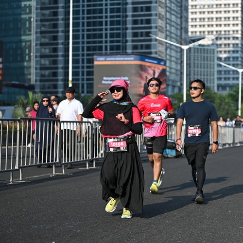 Race photo from SMARTFREN RUN 2026