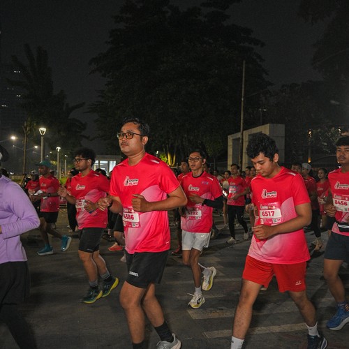 Race photo from SMARTFREN RUN 2026
