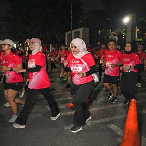 Race photo from SMARTFREN RUN 2026