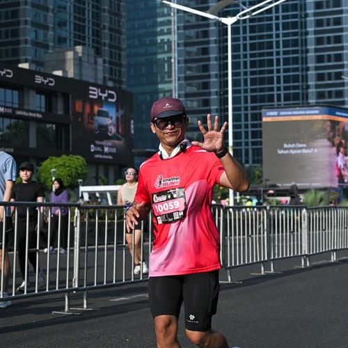 Race photo from SMARTFREN RUN 2026