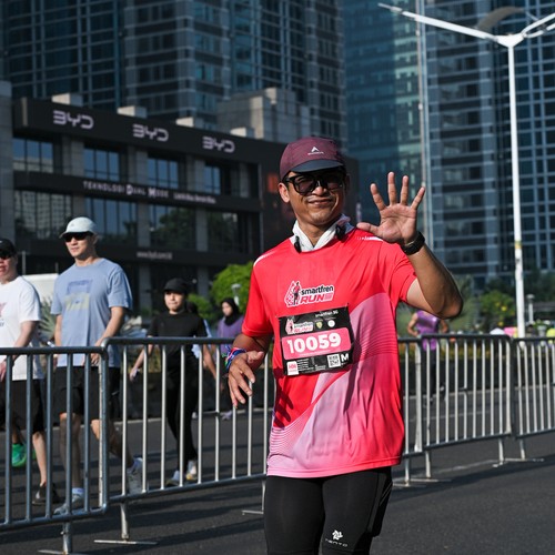 Race photo from SMARTFREN RUN 2026