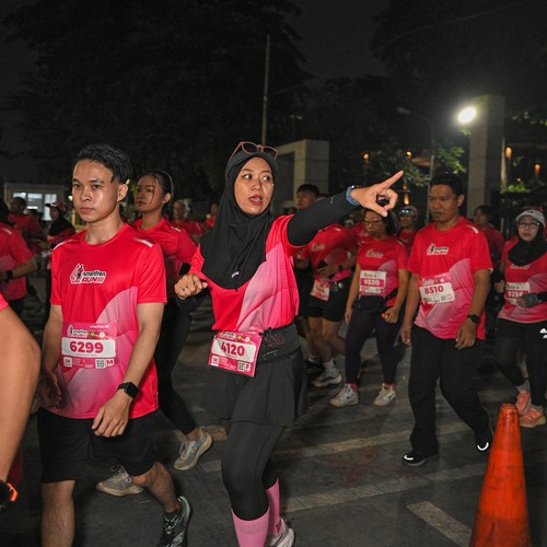 Race photo from SMARTFREN RUN 2026