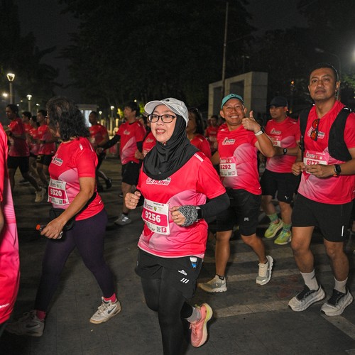 Race photo from SMARTFREN RUN 2026