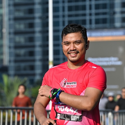 Race photo from SMARTFREN RUN 2026