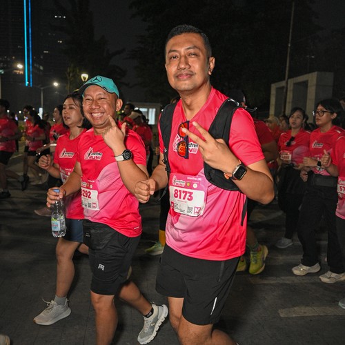 Race photo from SMARTFREN RUN 2026