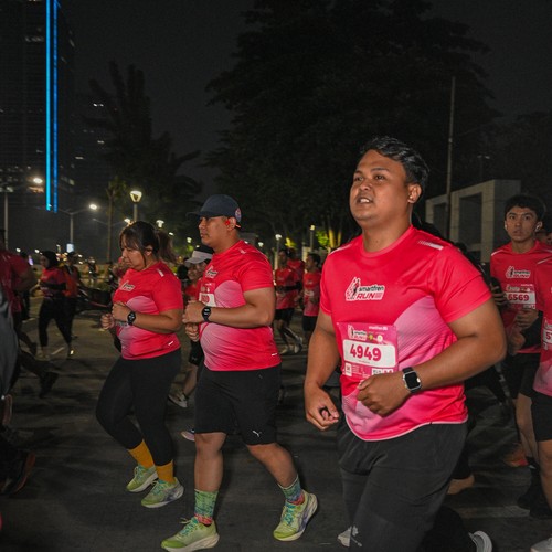 Race photo from SMARTFREN RUN 2026