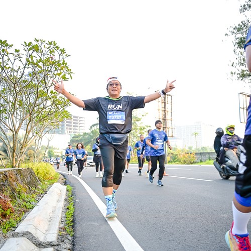 Race photo from BOGORUN 2026