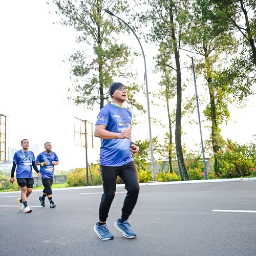 Race photo from BOGORUN 2026