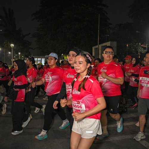 Race photo from SMARTFREN RUN 2026