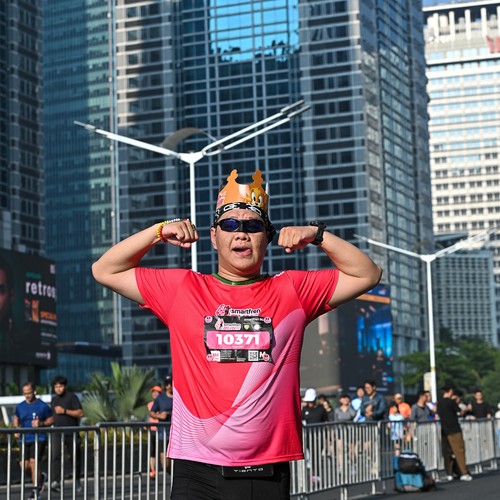 Race photo from SMARTFREN RUN 2026