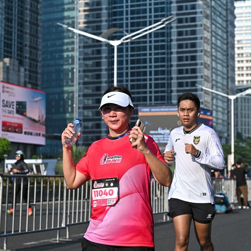 Race photo from SMARTFREN RUN 2026