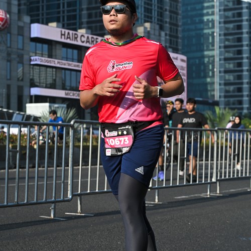 Race photo from SMARTFREN RUN 2026