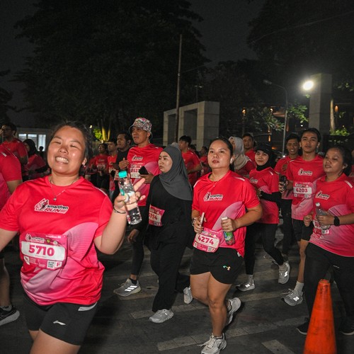 Race photo from SMARTFREN RUN 2026