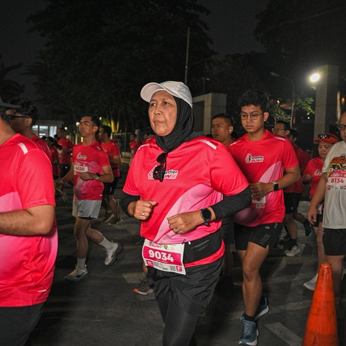 Race photo from SMARTFREN RUN 2026