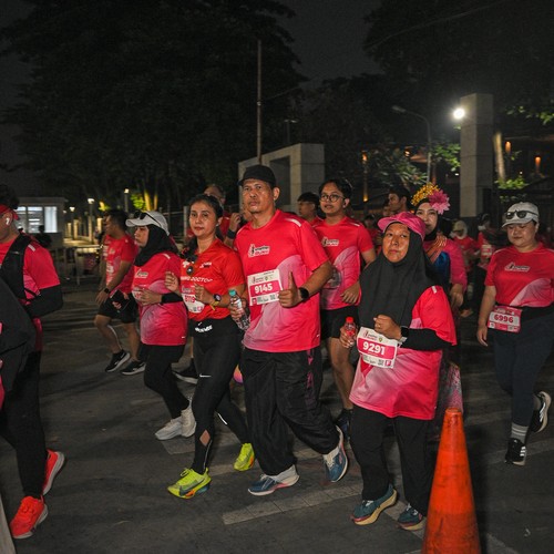 Race photo from SMARTFREN RUN 2026