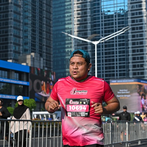 Race photo from SMARTFREN RUN 2026