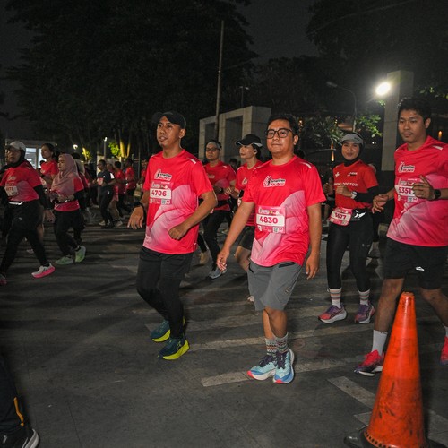 Race photo from SMARTFREN RUN 2026