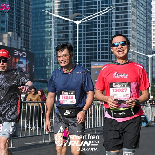 Race photo from SMARTFREN RUN 2026