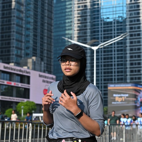 Race photo from SMARTFREN RUN 2026