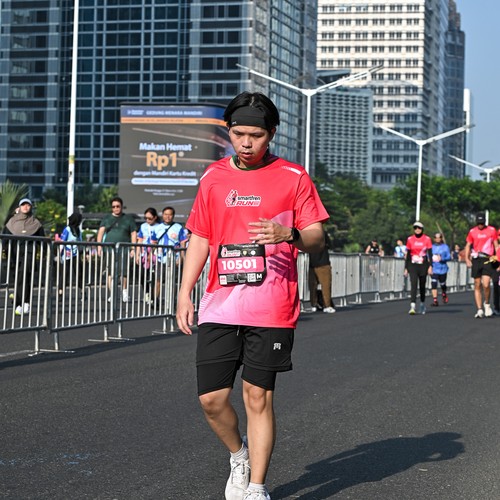Race photo from SMARTFREN RUN 2026