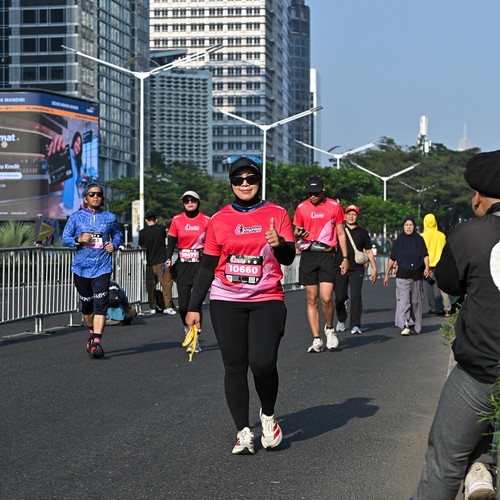 Race photo from SMARTFREN RUN 2026