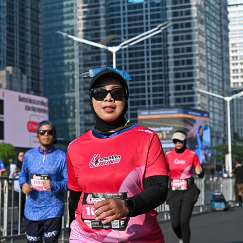 Race photo from SMARTFREN RUN 2026
