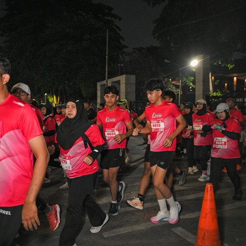 Race photo from SMARTFREN RUN 2026