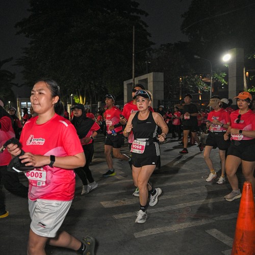 Race photo from SMARTFREN RUN 2026