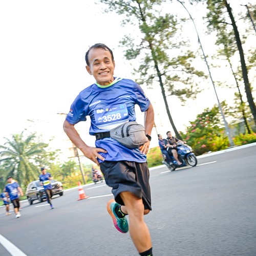 Race photo from BOGORUN 2026