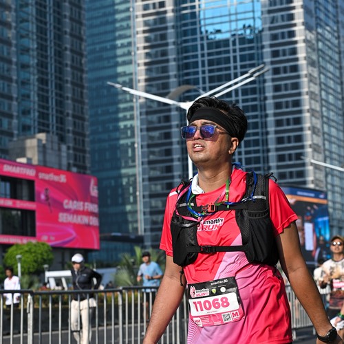 Race photo from SMARTFREN RUN 2026