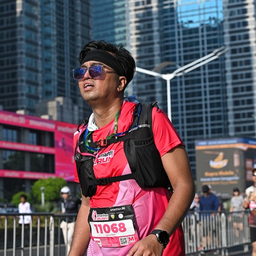 Race photo from SMARTFREN RUN 2026