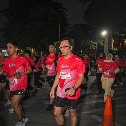 Race photo from SMARTFREN RUN 2026