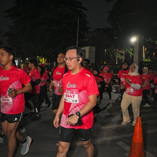 Race photo from SMARTFREN RUN 2026