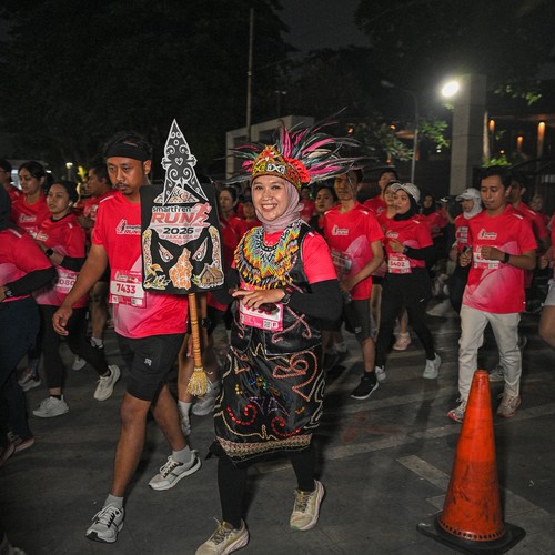 Race photo from SMARTFREN RUN 2026