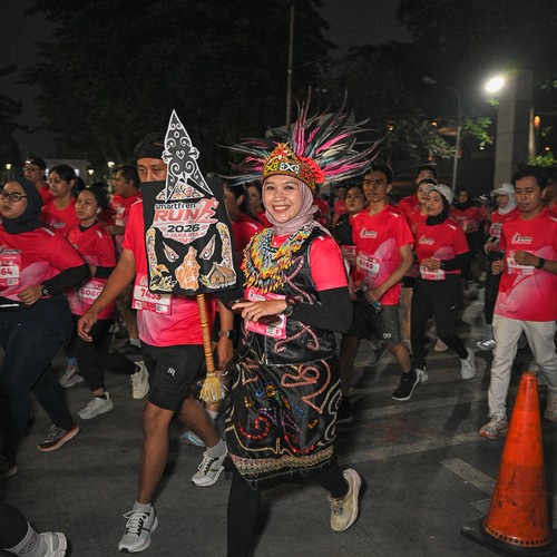 Race photo from SMARTFREN RUN 2026